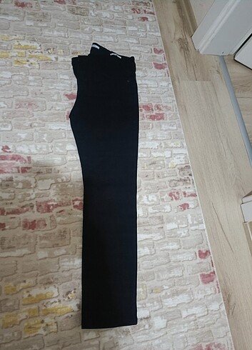 Erkek siyah keten pantolon 