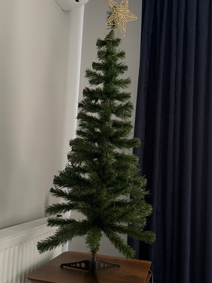 Koyu Yeşil Yapay Yılbaşı Ağacı - Görsel 2