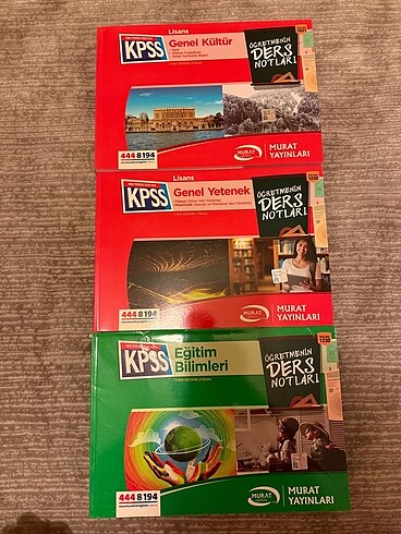 Murat Yayınları KPSS hazırlık kitapları