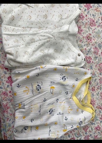 Uzun Kollu Pamuklu Bebek Body - Görsel 2