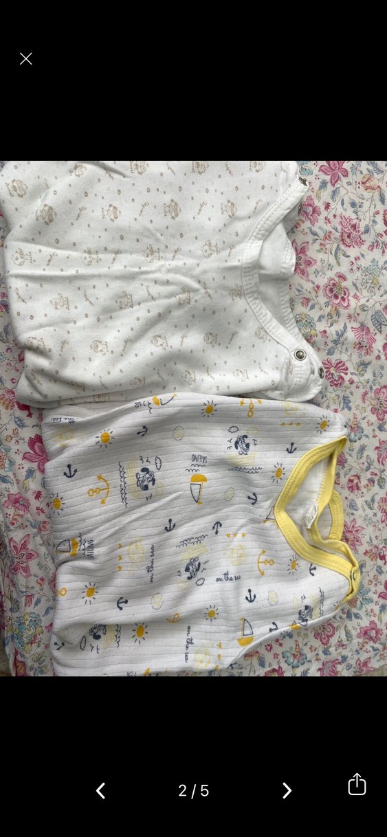 Uzun Kollu Pamuklu Bebek Body - Görsel 2