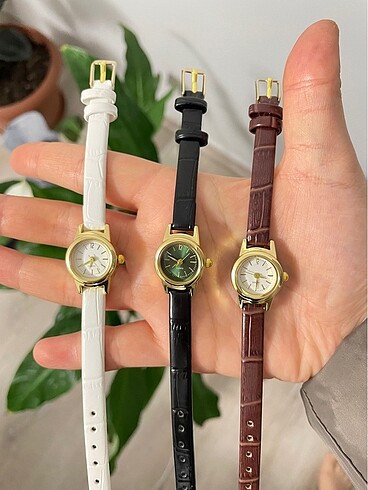 Deri kordon vintage saat