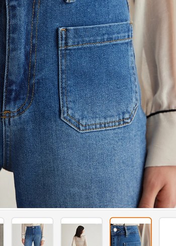 Normcore Midi Denim Pantolon - Görsel 4