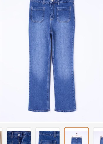 Normcore Midi Denim Pantolon - Görsel 7