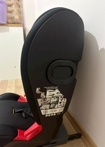 Karanlık Siyah Çocuk Oto Koltuğu Group II/III - Görsel 4