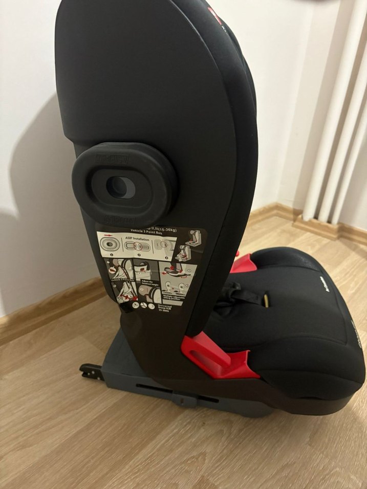 Karanlık Siyah Çocuk Oto Koltuğu Group II/III - Görsel 3