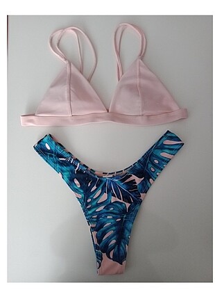 Pembe Bikini Takım