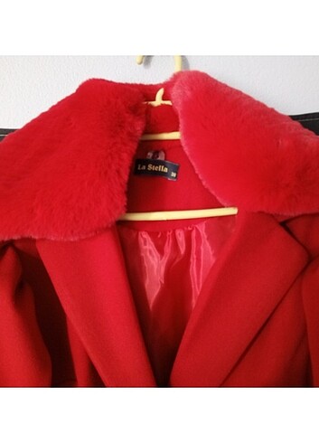 m Beden kırmızı Renk Kaşe Ceket