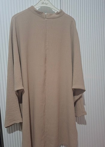 Bej Uzun Kollu Kadın Tunik - Görsel 2