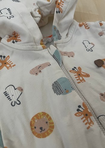 Kapüşonlu Erkek Çocuk hırka - Görsel 2