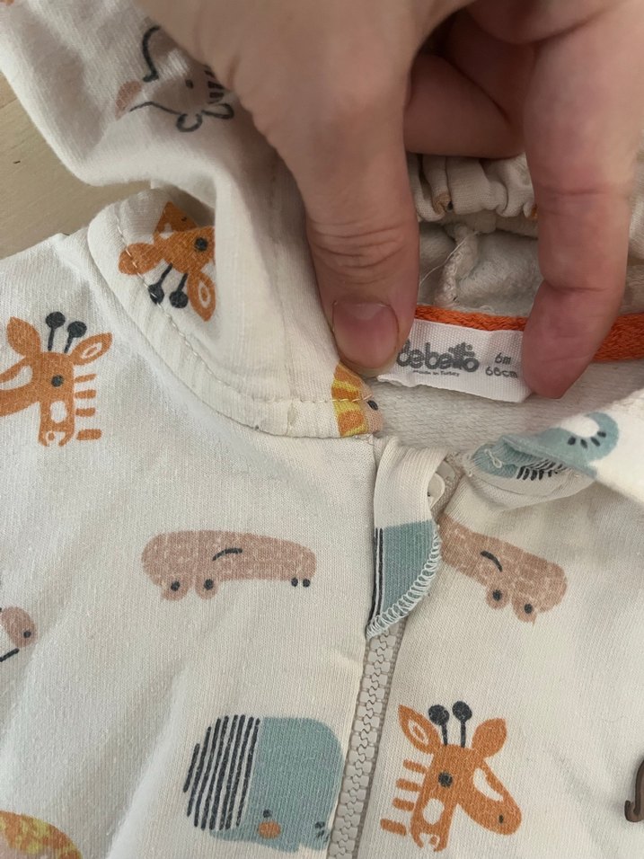 Kapüşonlu Erkek Çocuk hırka - Görsel 4