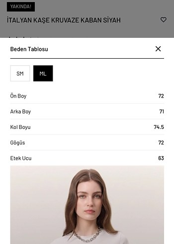Manuka İtalyan Kaşe Kruvaze Siyah Kaban - Görsel 4