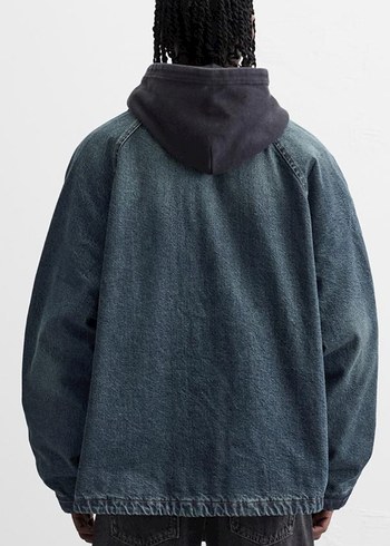 Zara denim ceket - Görsel 4