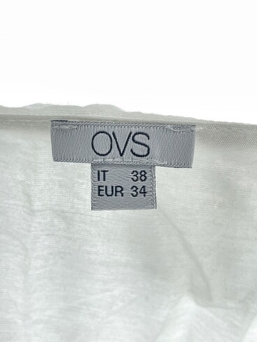 38 Beden beyaz Renk OVS Bluz %70 İndirimli.
