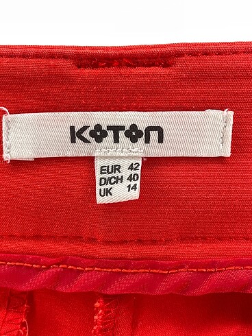 42 Beden çeşitli Renk Koton Kumaş Pantolon %70 İndirimli.