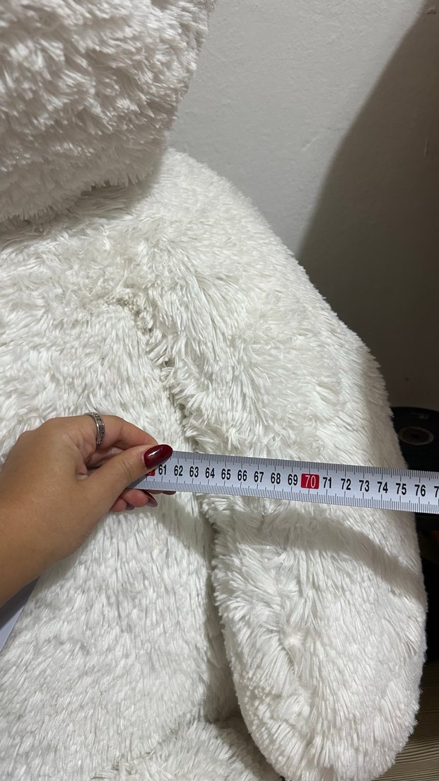 Beyaz Peluş Ayı Oyuncak 150 cm - Görsel 2