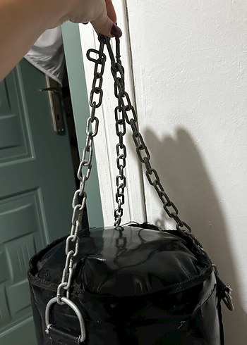 Yıldız Sport Siyah Deri kum torbası 70 cm - Görsel 2