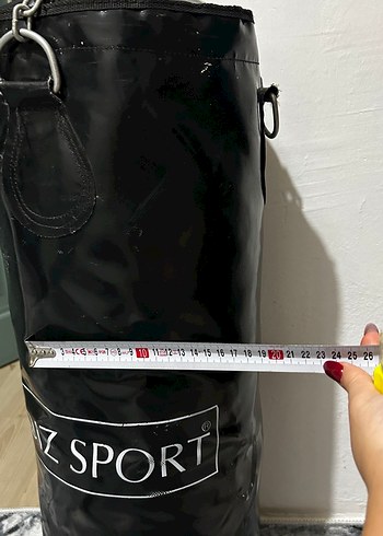 Yıldız Sport Siyah Deri kum torbası 70 cm - Görsel 5