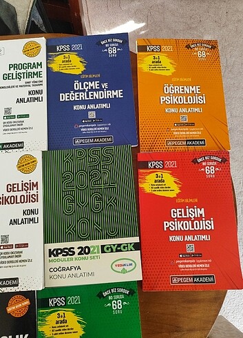  Beden Renk KPSS kitapları 