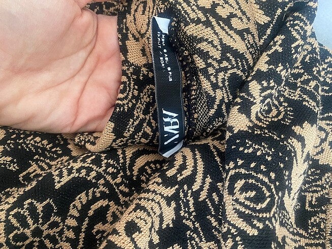 Zara mini drapeli elbise