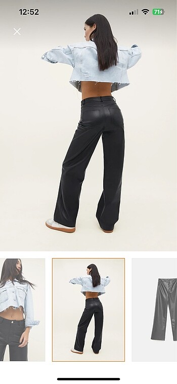 l Beden Stradivarius Deri Pantolon