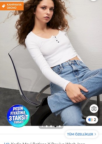 LTB LTB yüksek bel jean