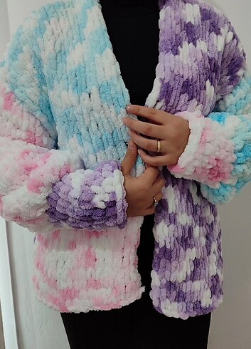 xl Beden Puffy hırka istenilen renk yapılır