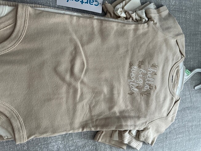 1,5 Yaş Beden camel Renk Carter?s bebek beşli zıbın