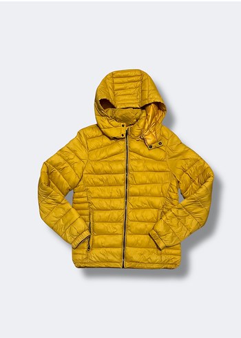 Bershka Sarı Erkek Mont