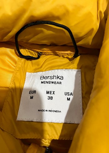 Bershka Bershka Sarı Erkek Mont