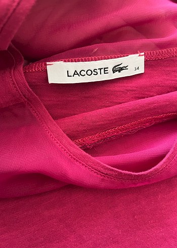 Lacoste Fuşya Tişört - Görsel 2