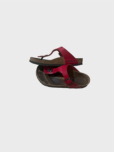 36 Beden Birkenstock Kırmızı Terlik