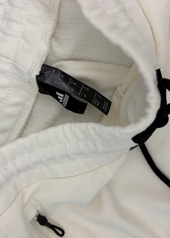 Adidas Beyaz Fermuarlı Erkek Eşofman Altı - Görsel 3