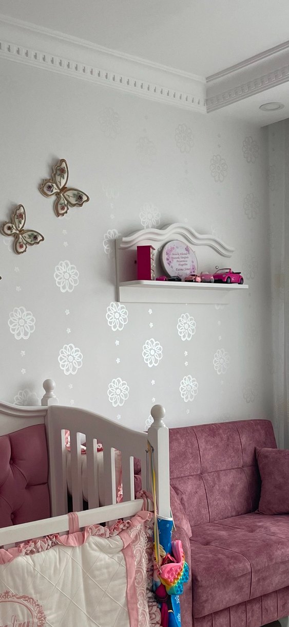 Beyaz Renkli Çocuk Rafı mdf - Görsel 3