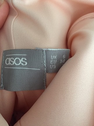 xs Beden ten rengi Renk Balık model orijinal asos abiye