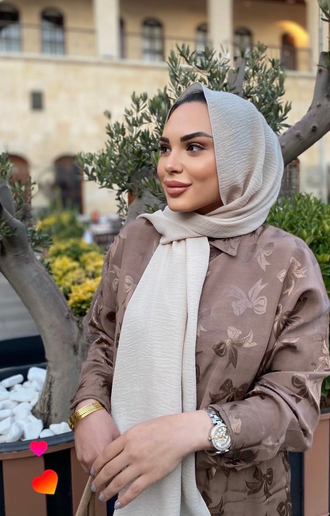 Kadın Camel Tie-Dye Desenli Uzun Takım - Görsel 2