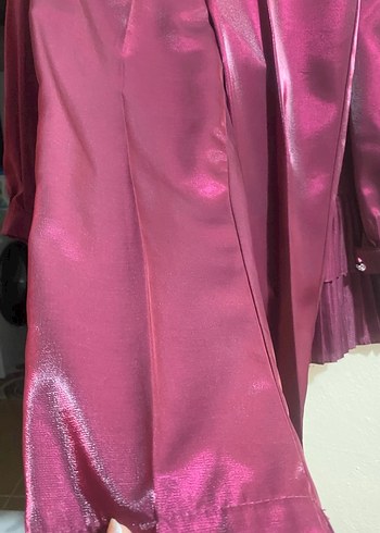 Bordo Uzun Kollu Drapeli takı - Görsel 7