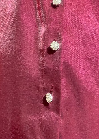 Bordo Uzun Kollu Drapeli takı - Görsel 4