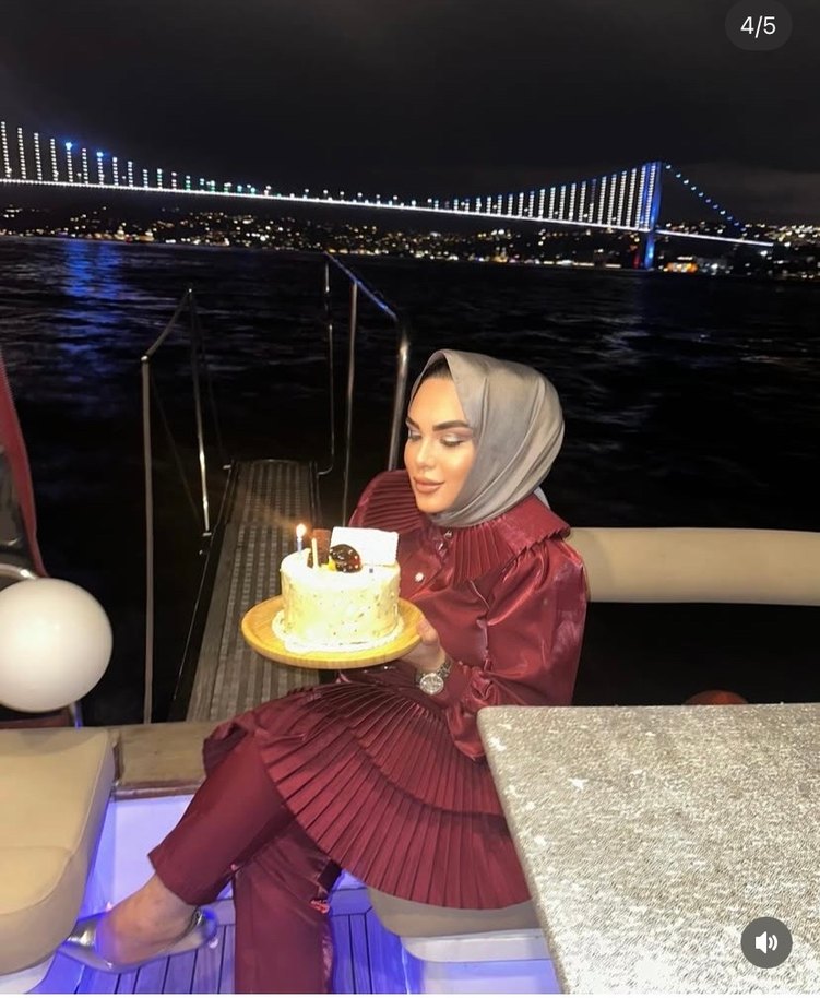 Bordo Uzun Kollu Drapeli takı - Görsel 3