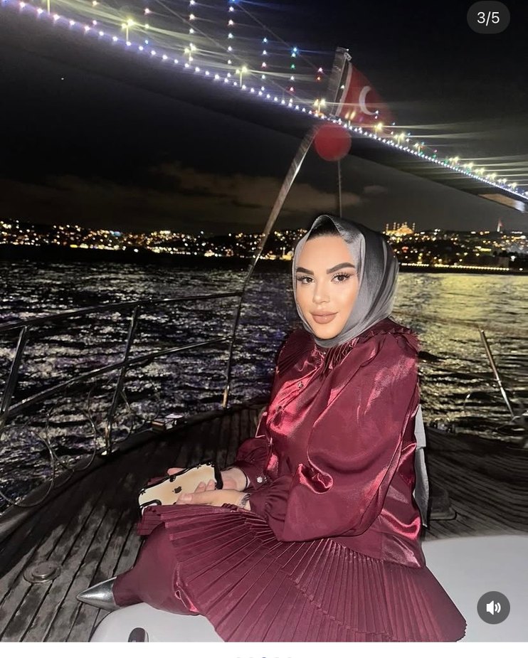 Bordo Uzun Kollu Drapeli takı - Görsel 2