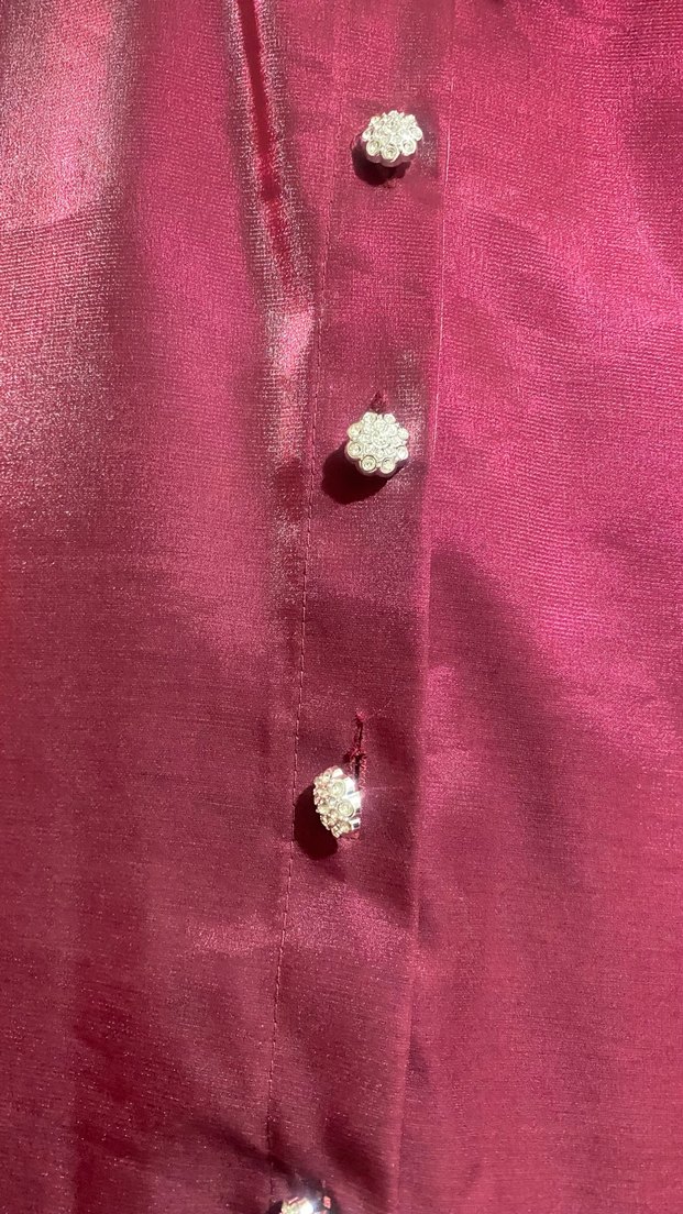 Bordo Uzun Kollu Drapeli takı - Görsel 4