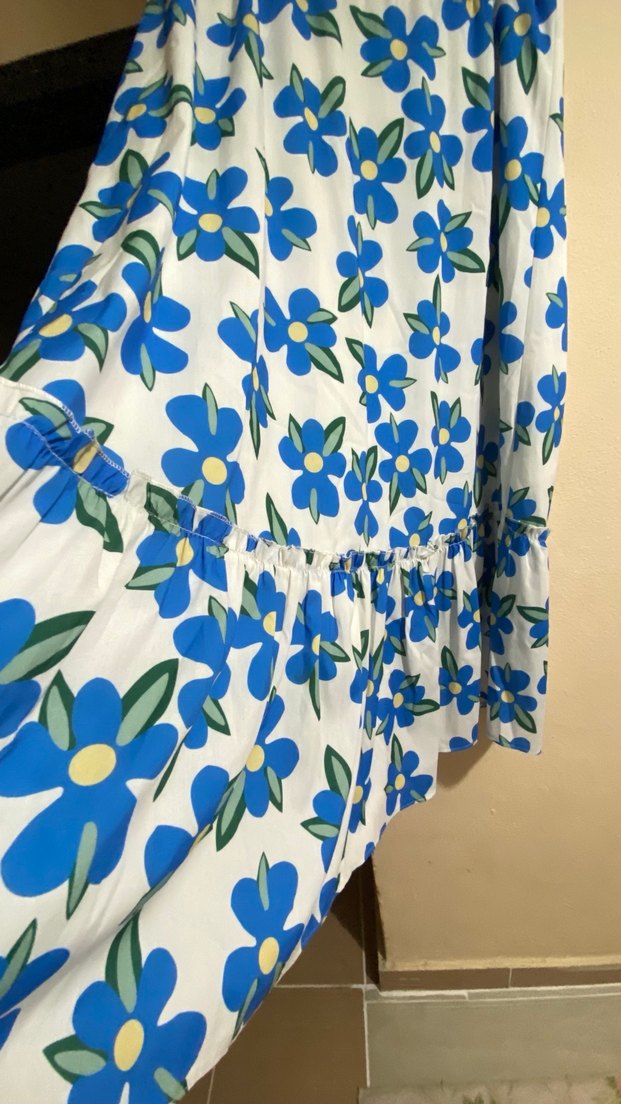 Mavi Midi Kadın Etekli Takım - Görsel 3