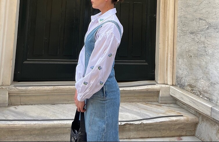 Zara Zara kot midi elbise