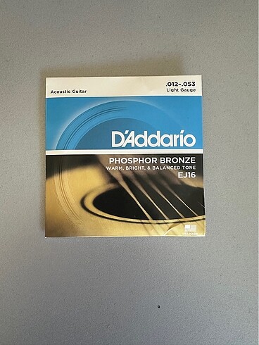 Daddario Akustik Gitar Teli
