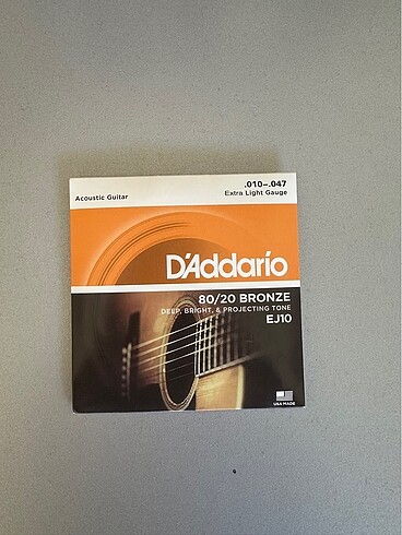 Daddario Akustik Gitar Teli
