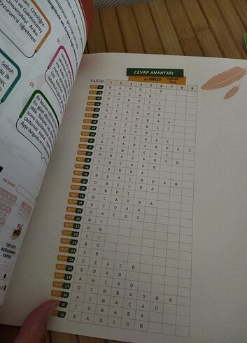  Beden Renk Yaprak Test 