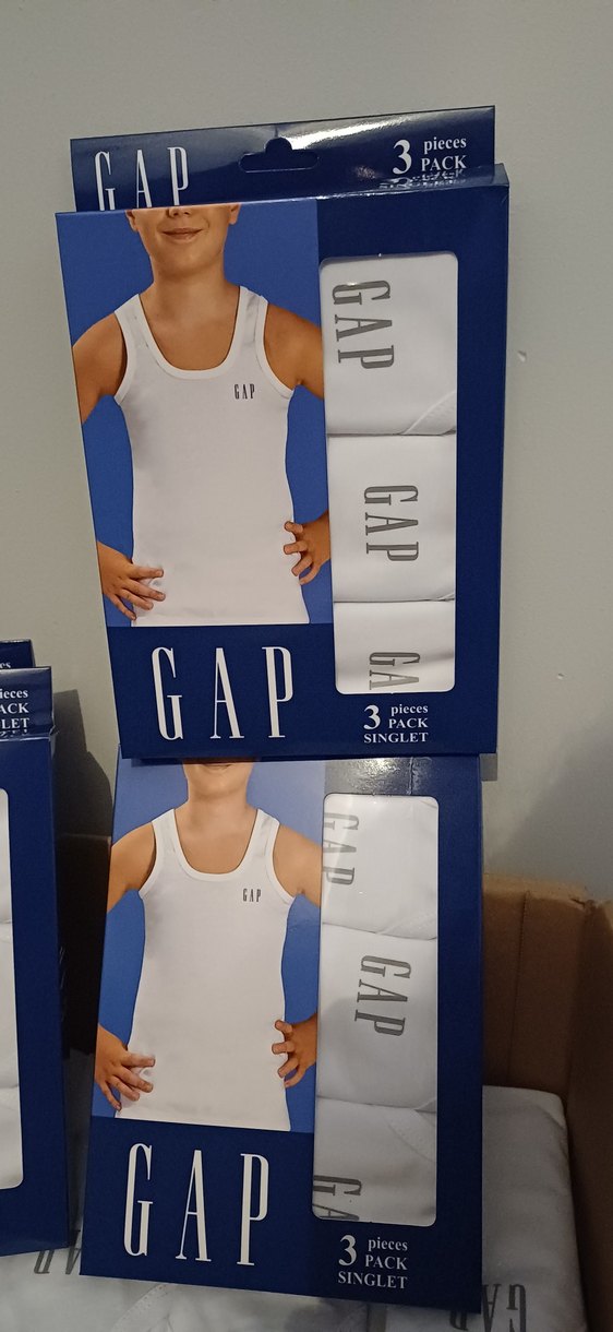 GAP Baskılı Erkek Çocuk Atlet 3'lü kutulu - Görsel 2