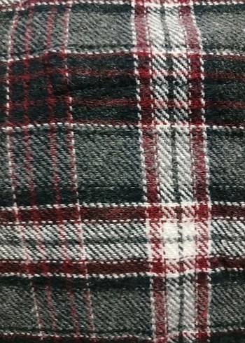 Gri Ekoseli Düğmeli erkek Gömlek - Görsel 4