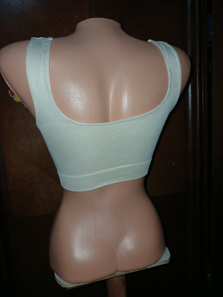 Bej Kısa Spor Sütyeni - Görsel 2