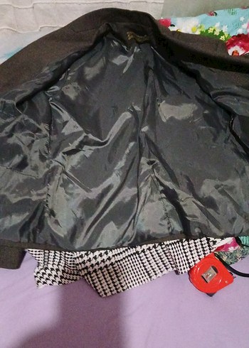 kahverengi tonu Düğmeli Kadın Blazer Ceketo - Görsel 4